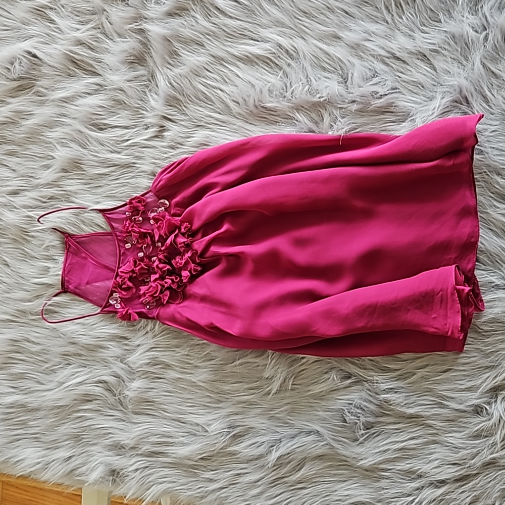 Rebecca Taylor Fushia Tank Blouse